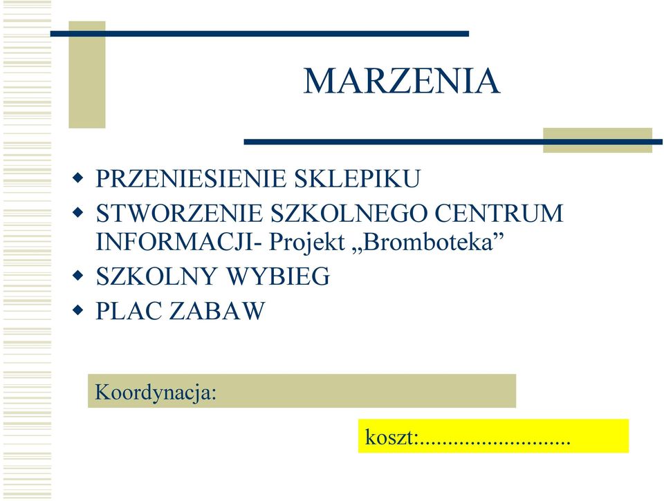 INFORMACJI- Projekt Bromboteka