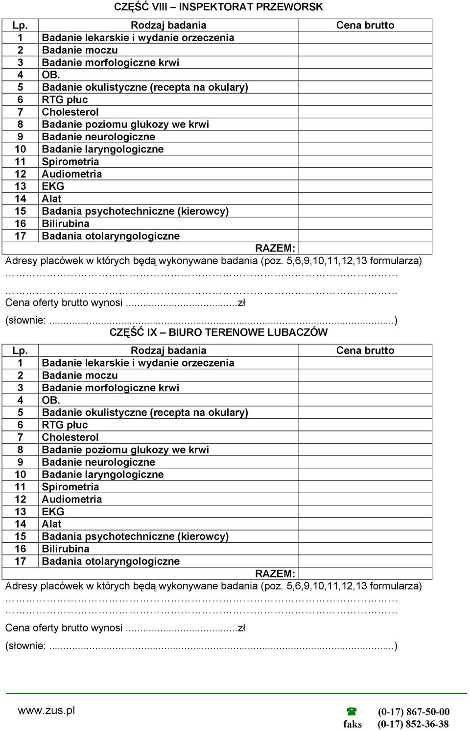 PRZEWORSK CZĘŚĆ