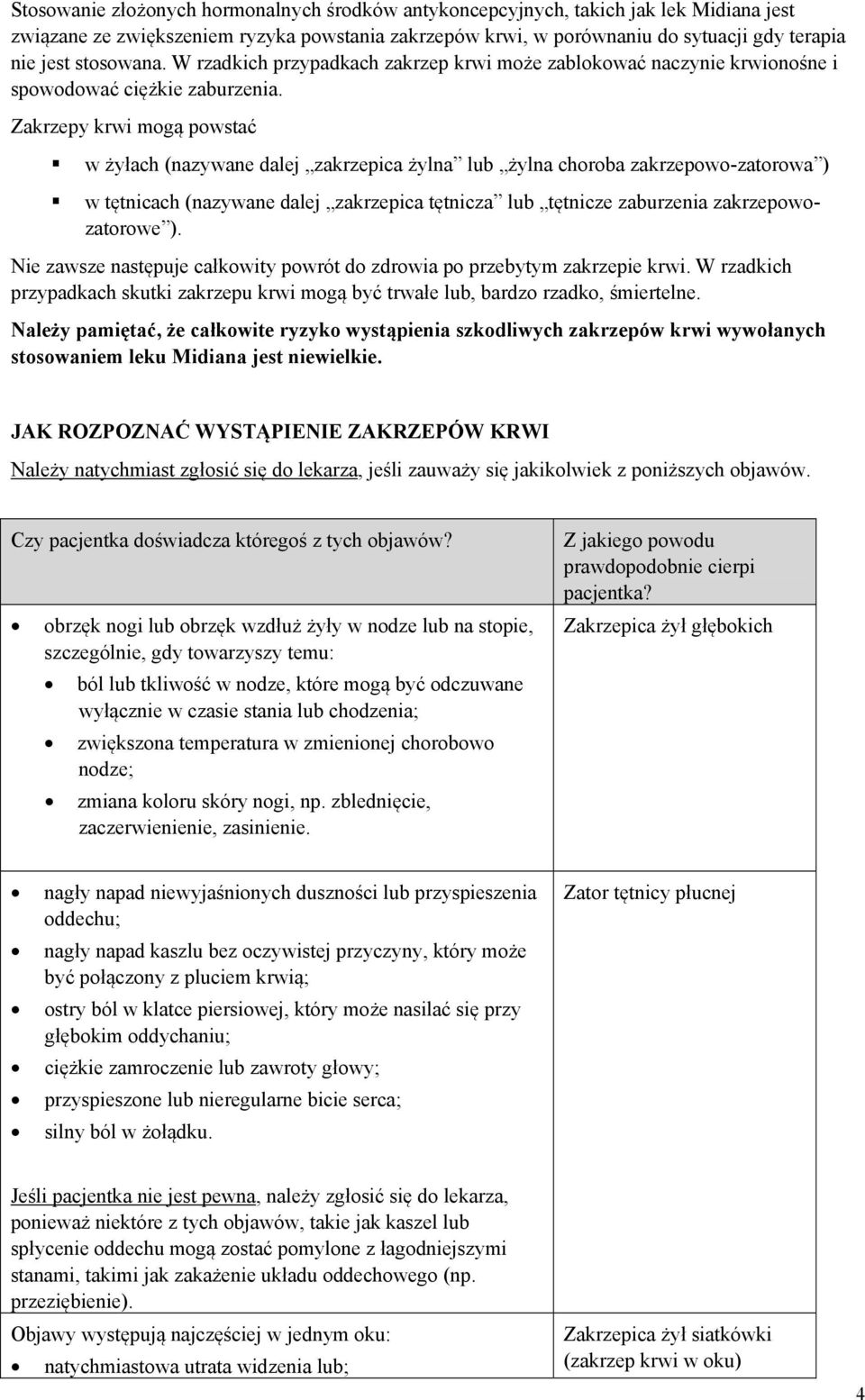 Zakrzepy krwi mogą powstać w żyłach (nazywane dalej zakrzepica żylna lub żylna choroba zakrzepowo-zatorowa ) w tętnicach (nazywane dalej zakrzepica tętnicza lub tętnicze zaburzenia zakrzepowozatorowe