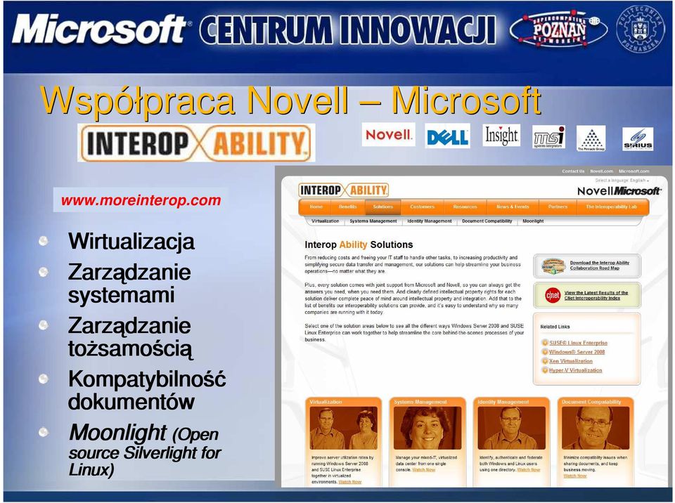 Zarządzanie toŝsamością Kompatybilność