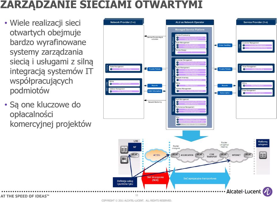 siecią i usługami z silną integracją systemów IT