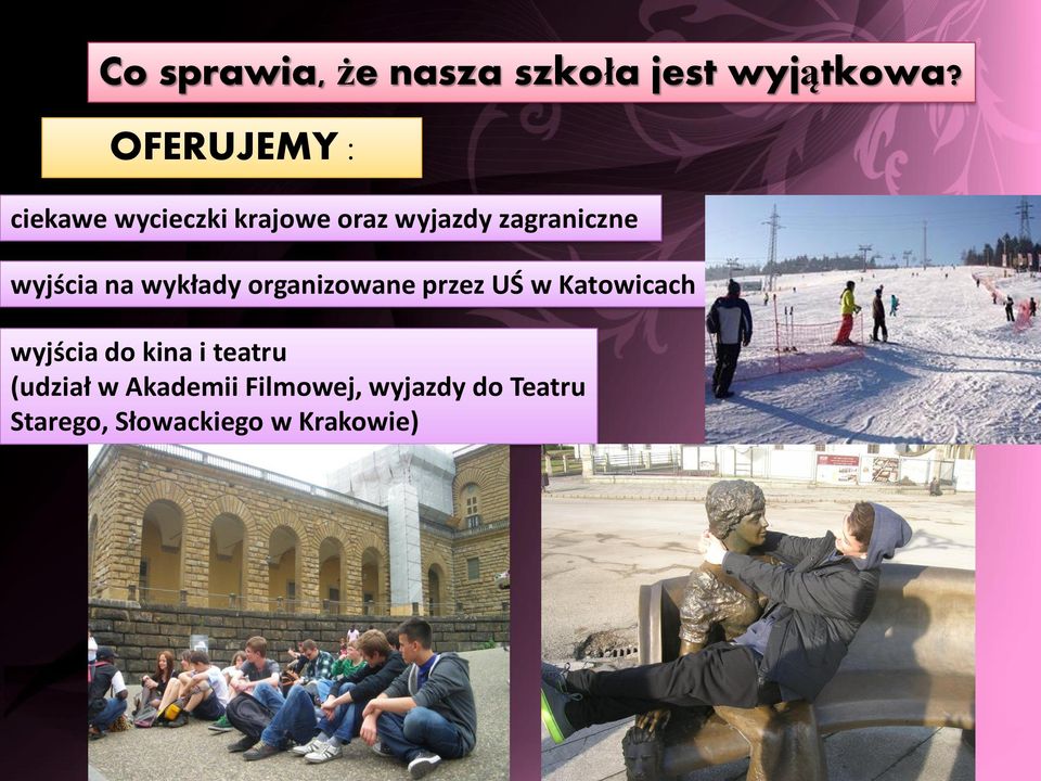 wyjścia na wykłady organizowane przez UŚ w Katowicach wyjścia do