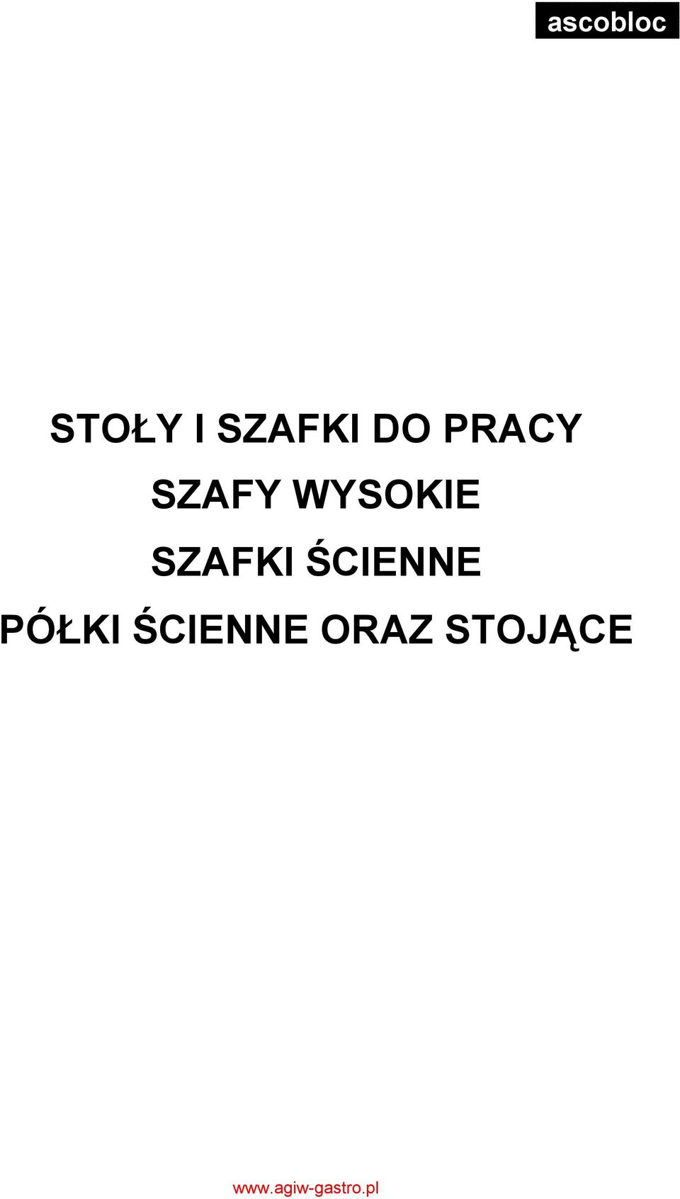 WYSOKIE SZAFKI