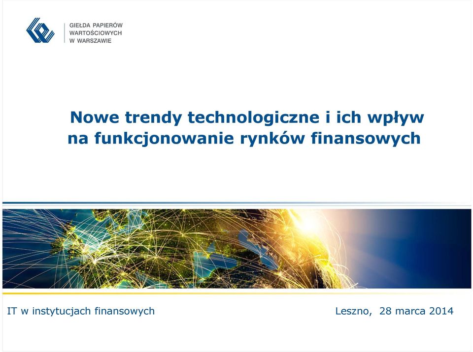 rynków finansowych IT w