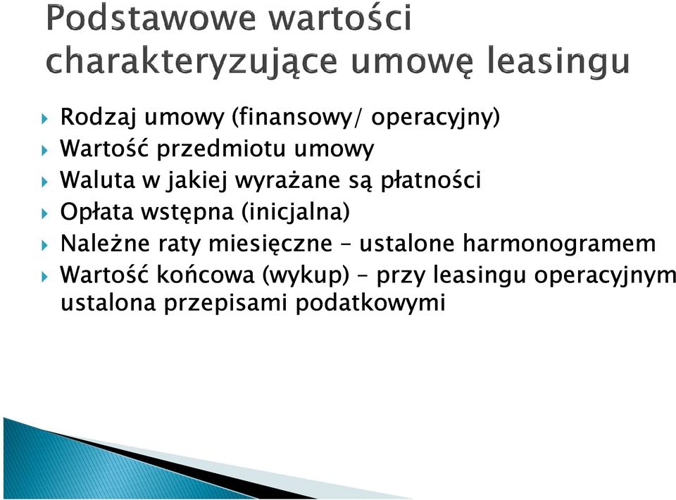 (inicjalna) NaleŜne raty miesięczne ustalone harmonogramem