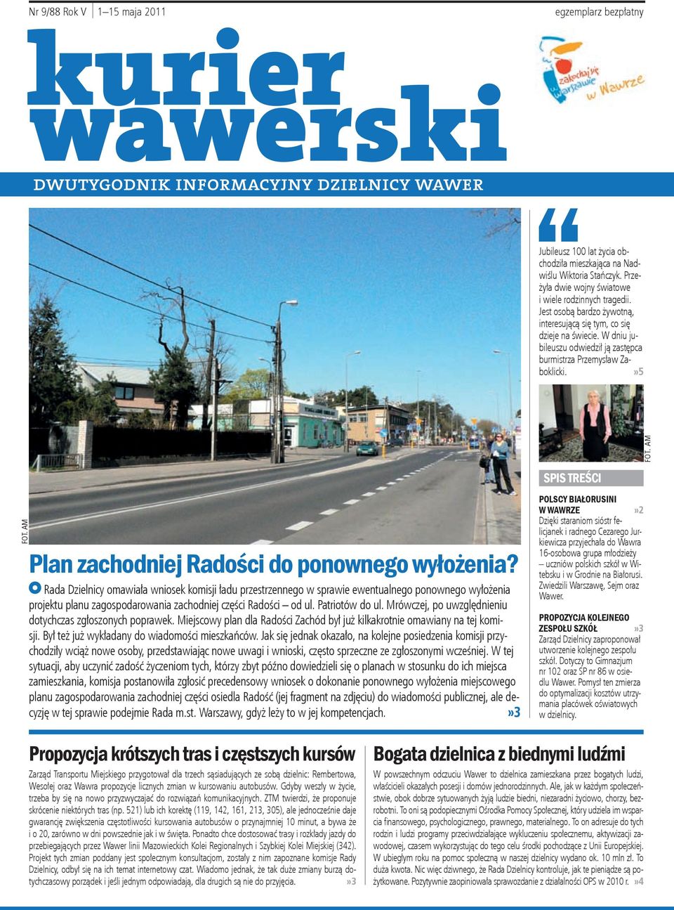 Rada Dzielnicy omawiała wniosek komisji ładu przestrzennego w sprawie ewentualnego ponownego wyłożenia projektu planu zagospodarowania zachodniej części Radości od ul. Patriotów do ul.