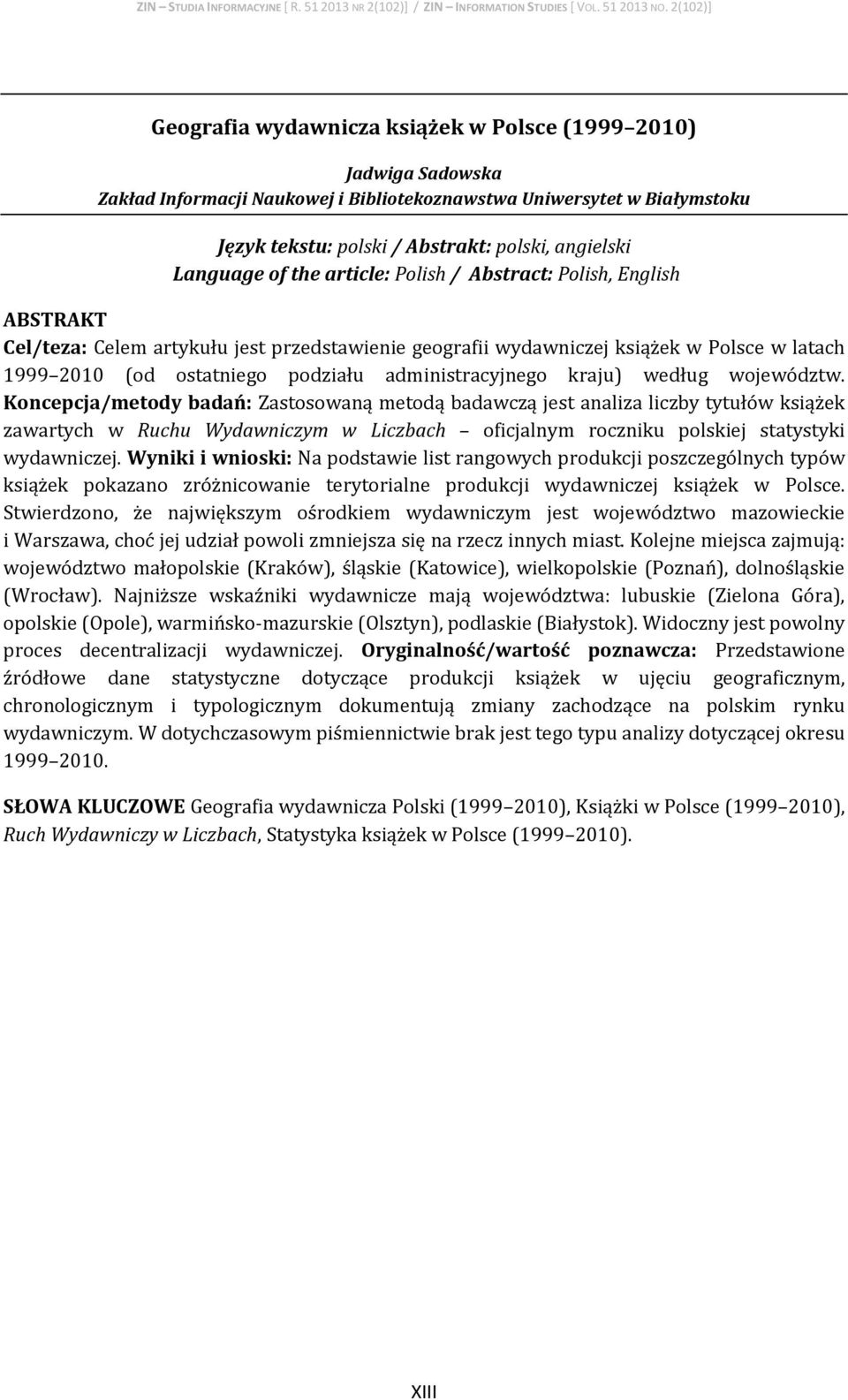 administracyjnego kraju) według województw.