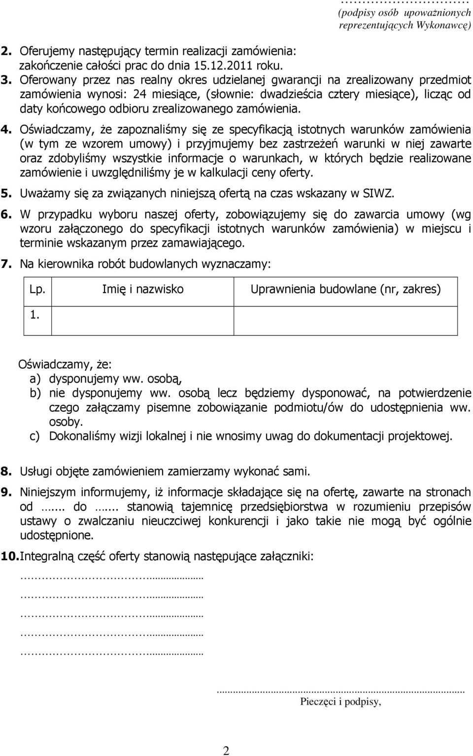zamówienia. 4.