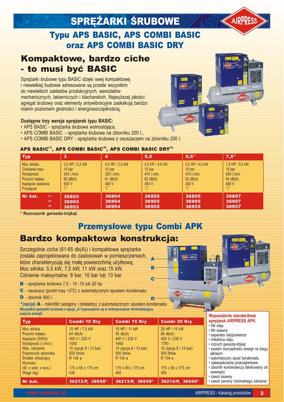 Najwy szej jakoœci agregat œrubowy oraz elementy antywibracyjne zaskakuj¹ bardzo niskim poziomem g³oœnoœci i energooszczêdnoœci¹.