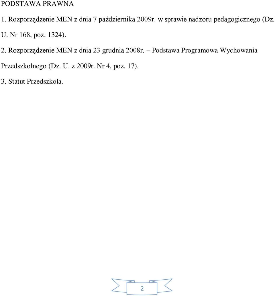Rozporządzenie MEN z dnia 23 grudnia 2008r.