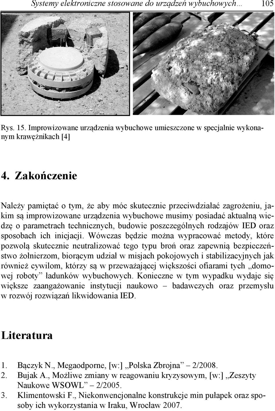 poszczególnych rodzajów IED oraz sposobach ich inicjacji.