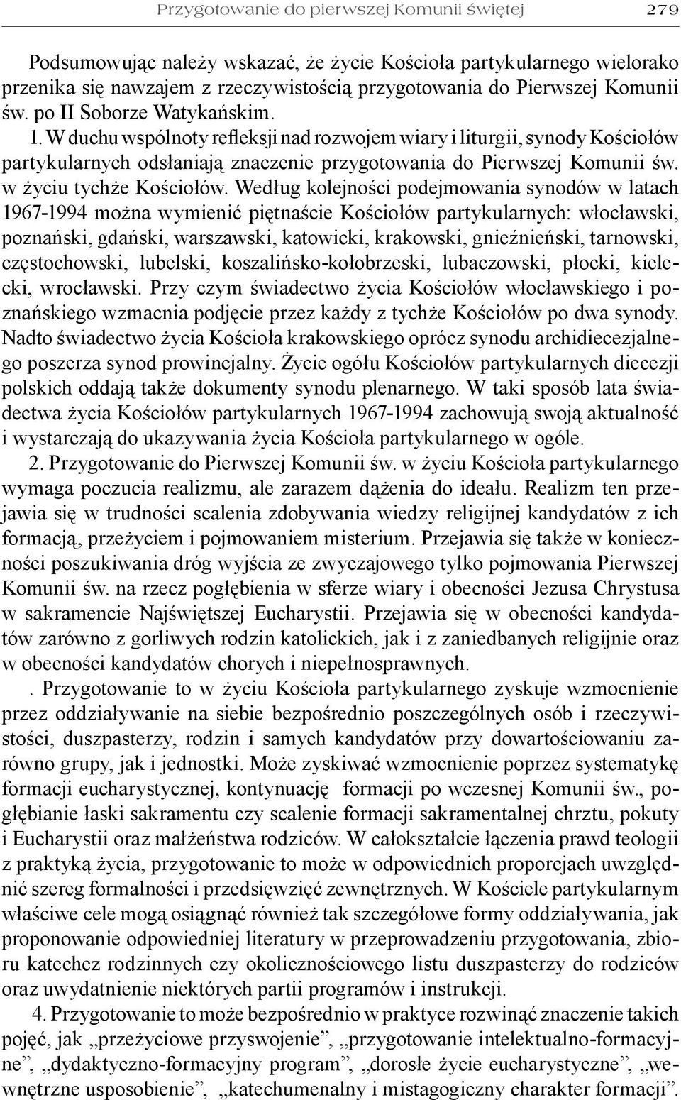 w życiu tychże Kościołów.