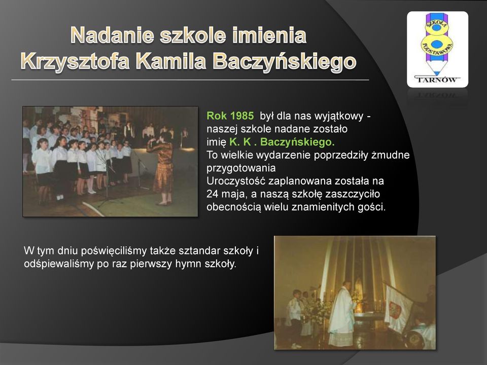K. Baczyńskiego.