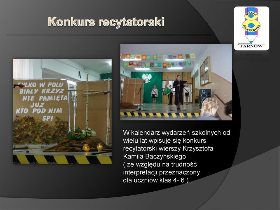 Krzysztofa Kamila Baczyńskiego ( ze względu na