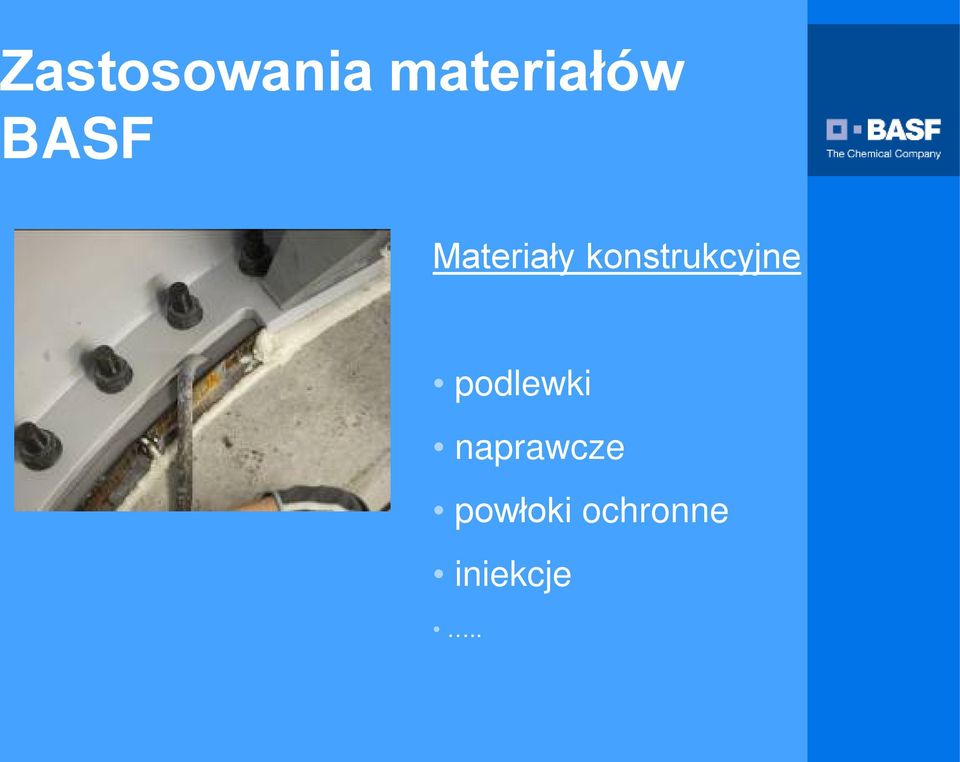 konstrukcyjne podlewki