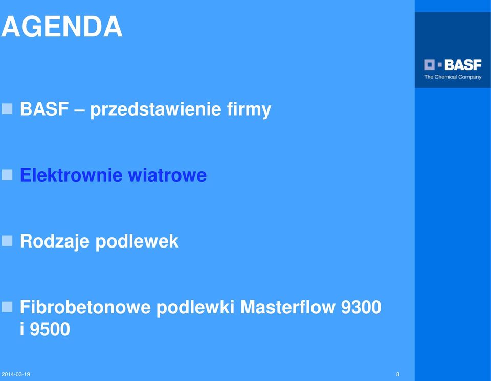 podlewek Fibrobetonowe podlewki