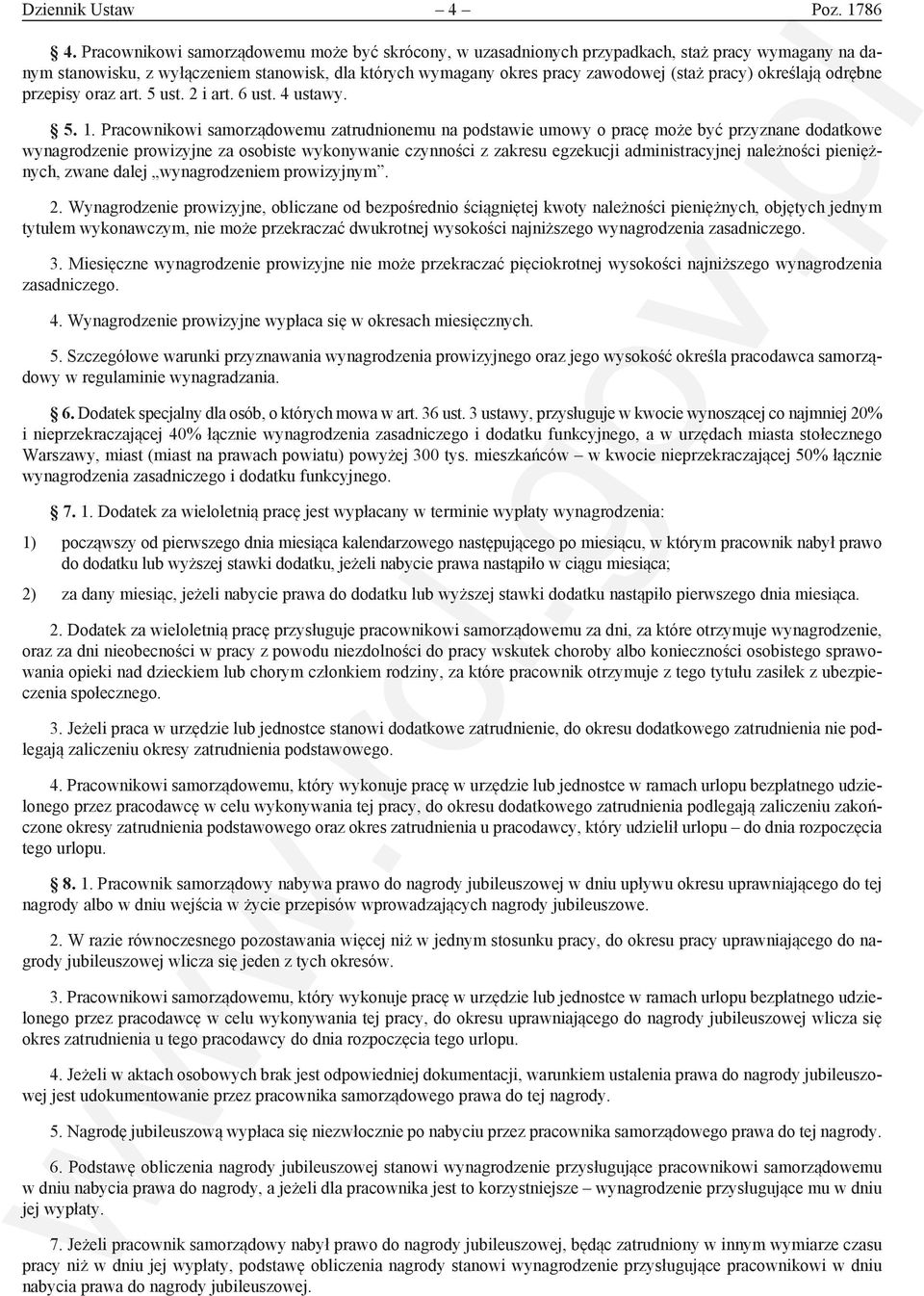 określają odrębne przepisy oraz art. 5 ust. 2 i art. 6 ust. 4 ustawy. 5. 1.
