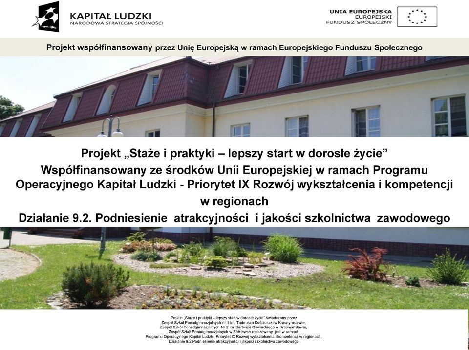 Ludzki - Priorytet IX Rozwój wykształcenia i kompetencji w regionach