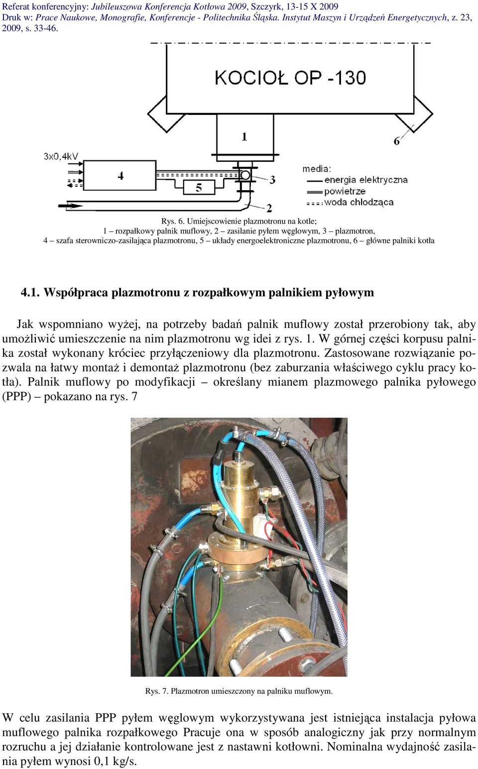 główne palniki kotła 4.1.
