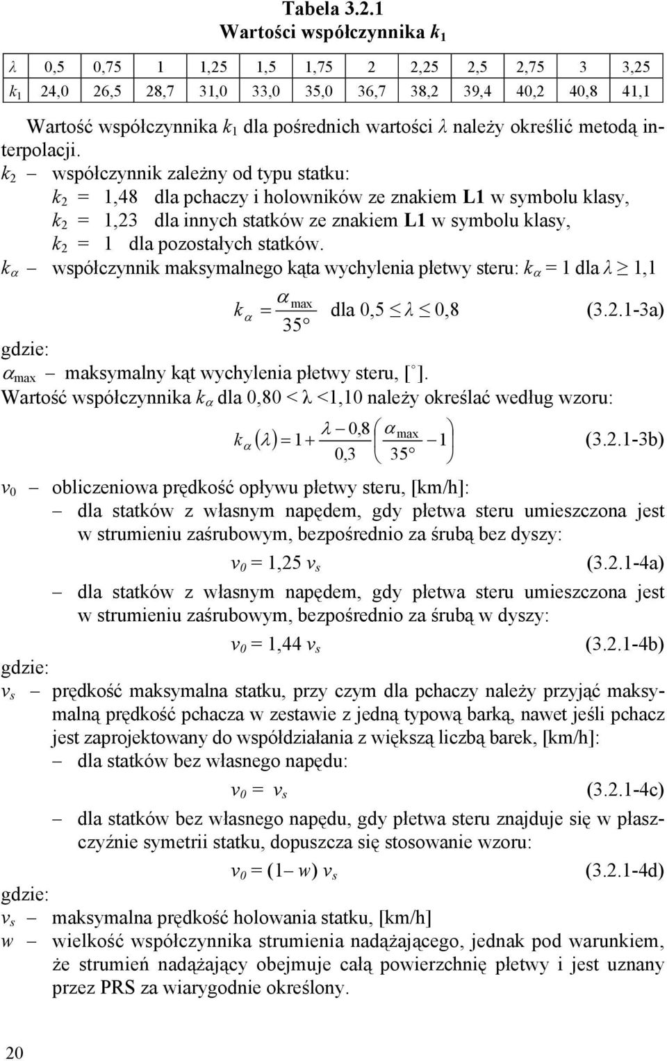 należy określić metodą interpolacji.