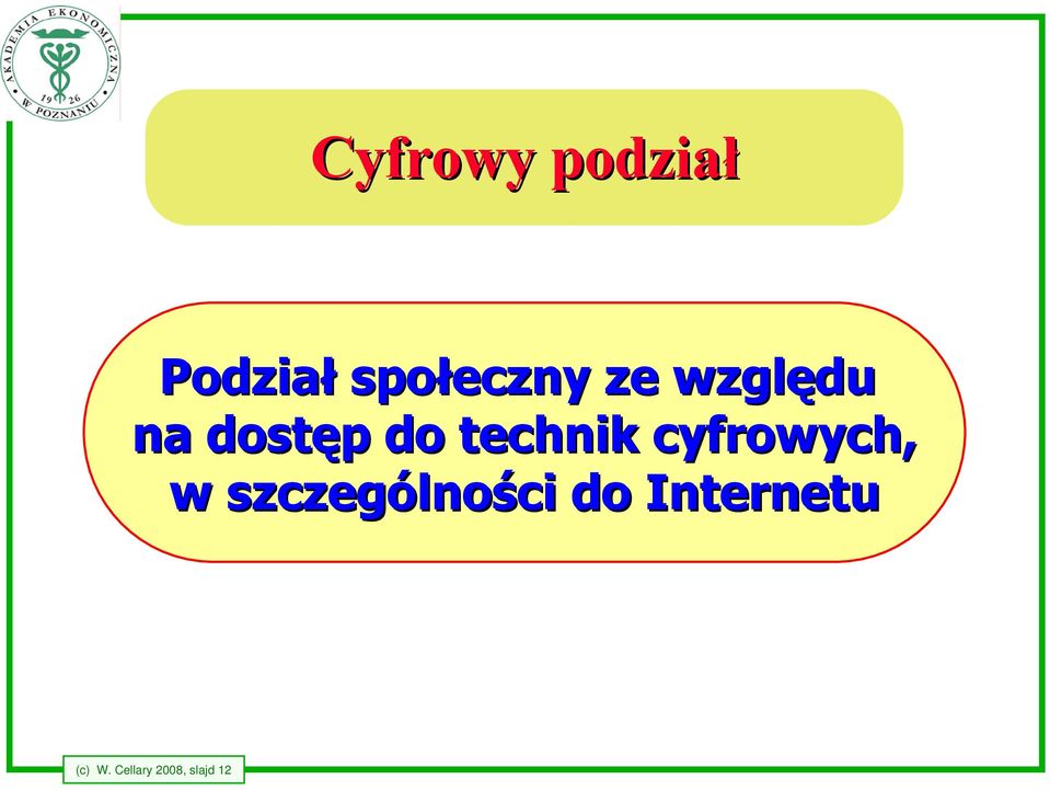 cyfrowych, w szczególno lności do