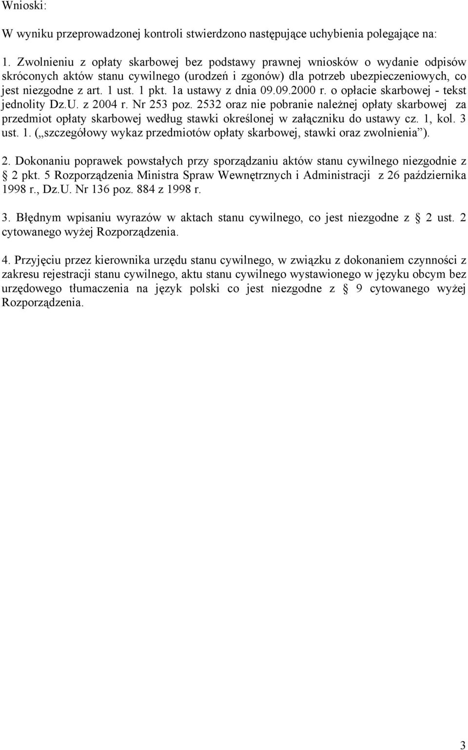 1a ustawy z dnia 09.09.2000 r. o opłacie skarbowej - tekst jednolity Dz.U. z 2004 r. Nr 253 poz.