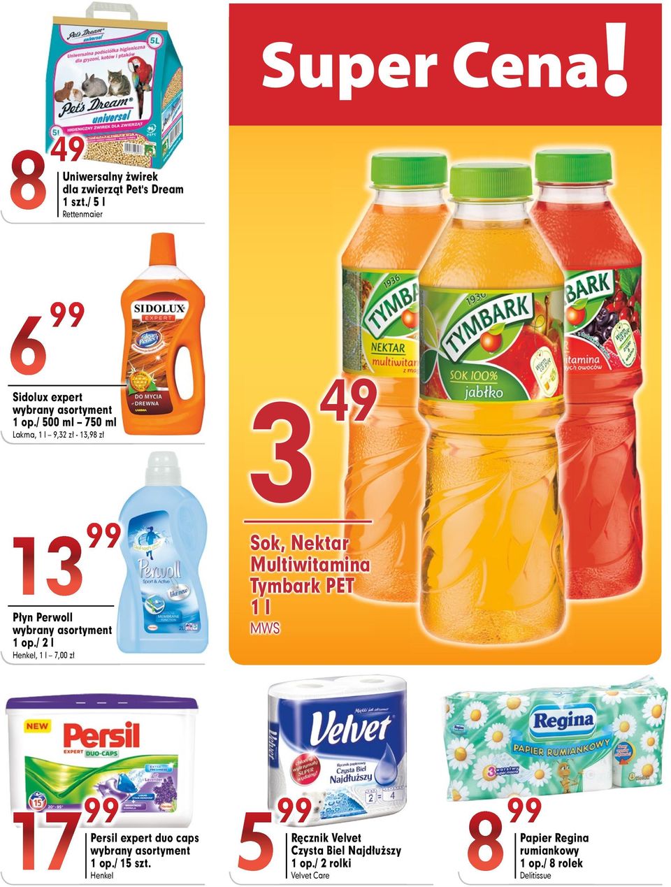 / 500 ml 750 ml Lakma, 1 l 9,3 zł - 13,98 zł 13 Płyn Perwoll 1 op.