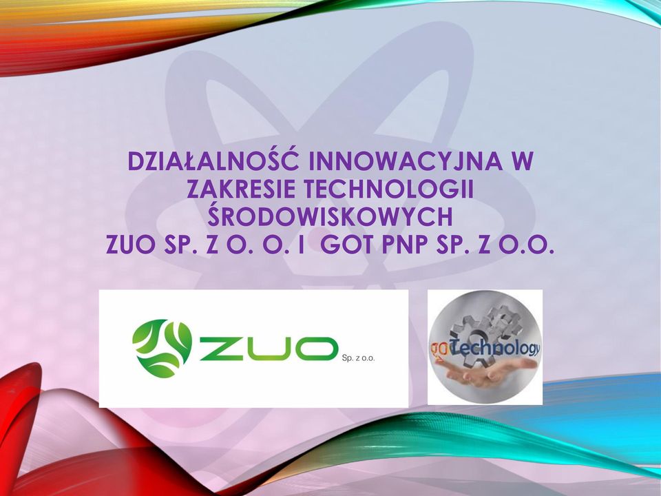 ŚRODOWISKOWYCH ZUO SP.