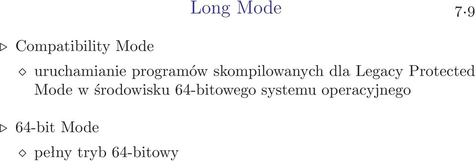 Legacy Protected Mode w środowisku