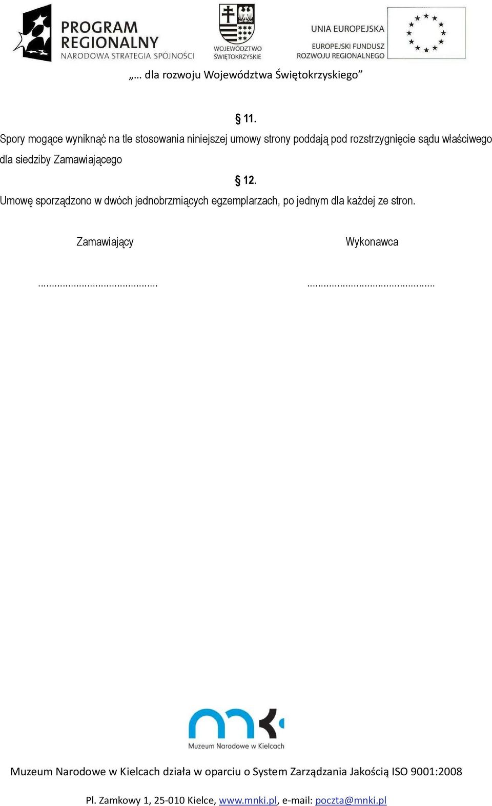 Zamawiającego 12.
