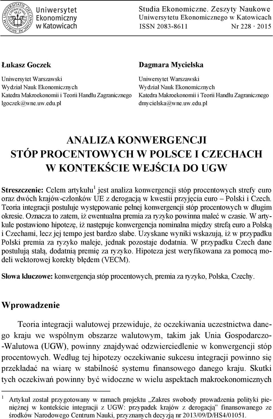 lgoczek@wne.uw.edu.