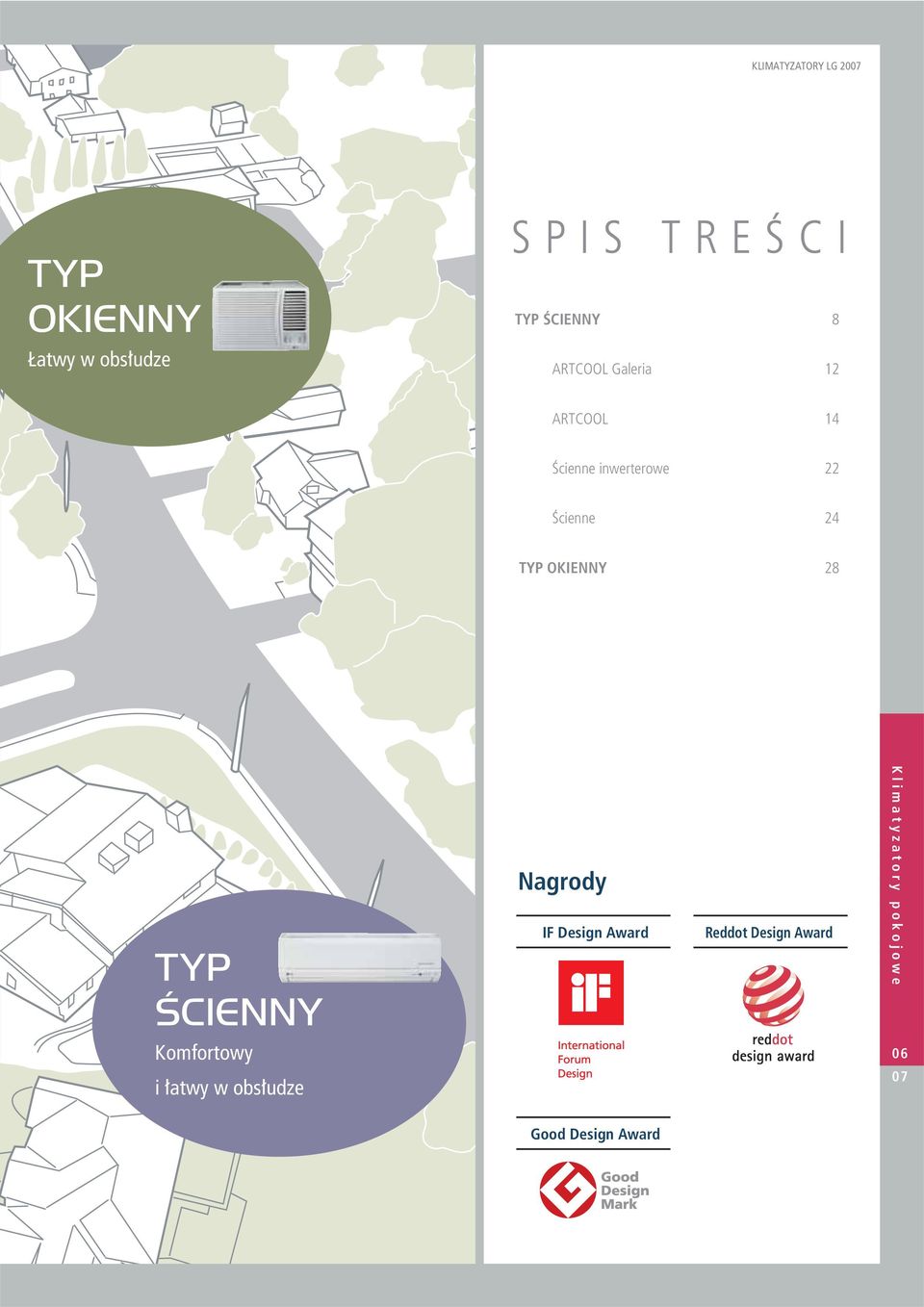 24 TYP OKIENNY 28 TYP SCIENNY Komfortowy i atwy w obs udze Nagrody IF