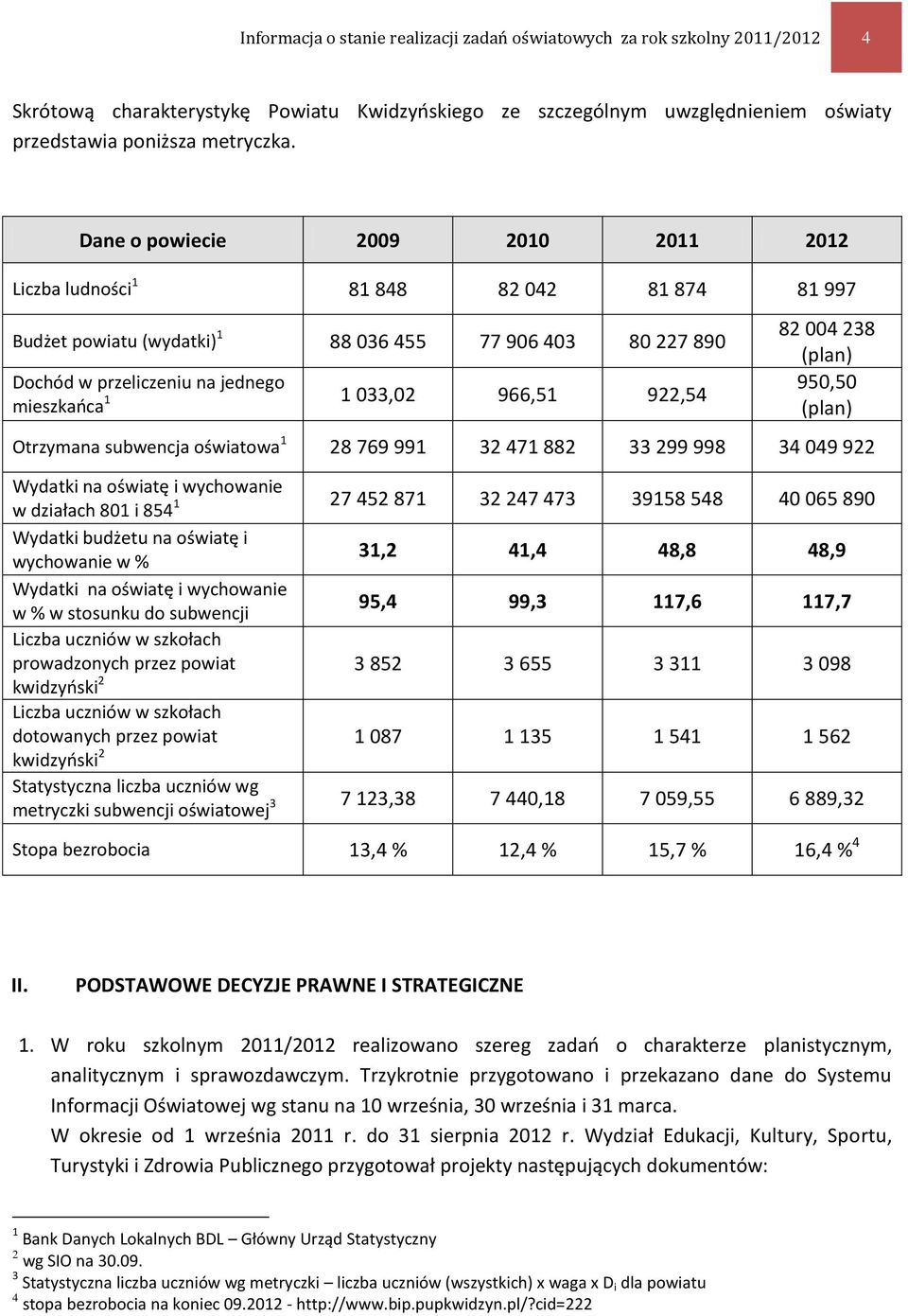 966,51 922,54 82 004 238 (plan) 950,50 (plan) Otrzymana subwencja oświatowa 1 28 769 991 32 471 882 33 299 998 34 049 922 Wydatki na oświatę i wychowanie w działach 801 i 854 1 27 452 871 32 247 473