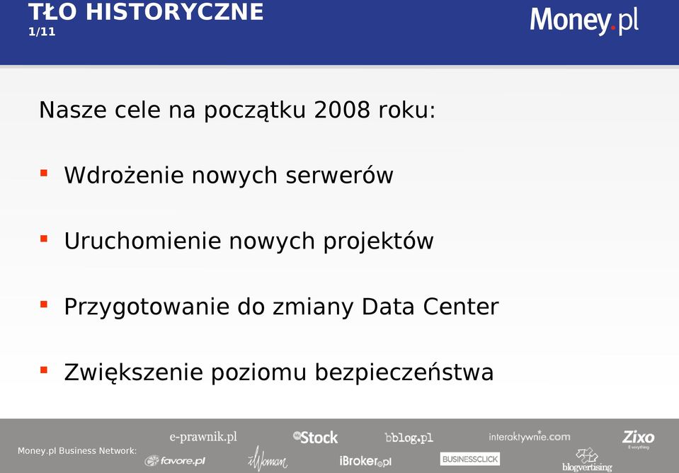 Uruchomienie nowych projektów Przygotowanie