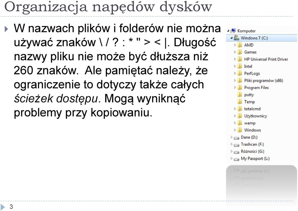 Długość nazwy pliku nie może być dłuższa niż 260 znaków.