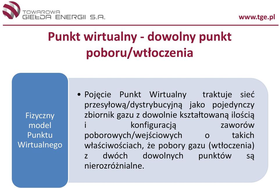 przesyłową/dystrybucyjną jako pojedynczy zbiornik gazu z dowolnie kształtowaną ilością i