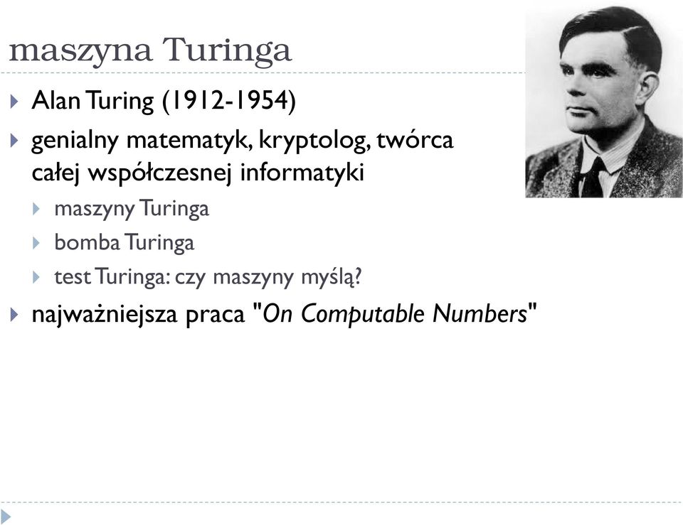 informatyki maszyny Turinga bomba Turinga test