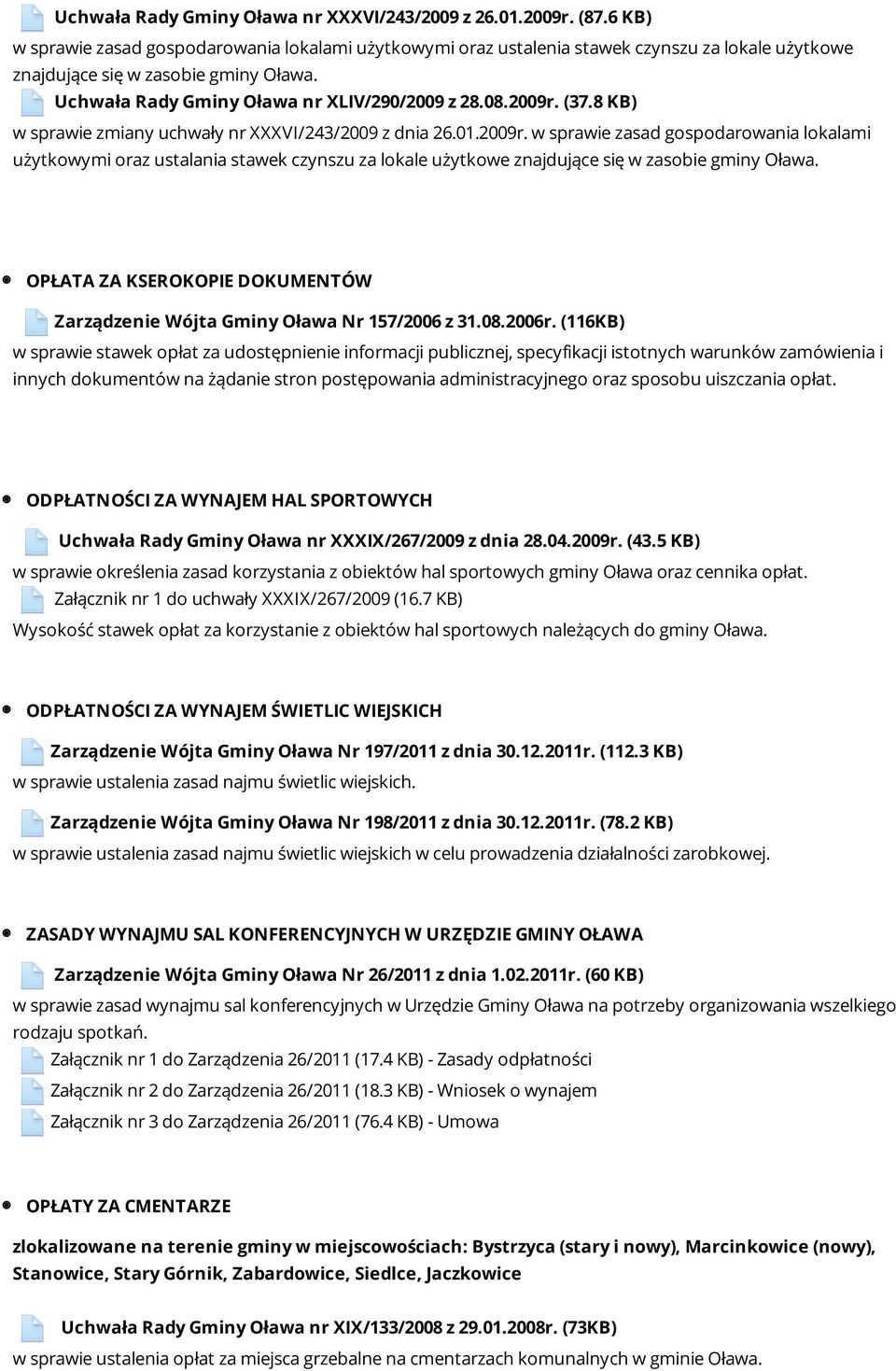 (7.8 KB) w sprawie zmiany uchwały nr XXXVI/24/2009 z dnia 26.01.2009r.