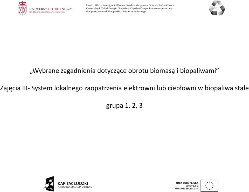 System lokalnego zaopatrzenia