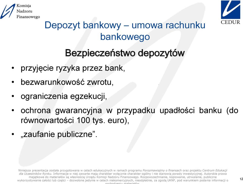 ograniczenia egzekucji, ochrona gwarancyjna w przypadku