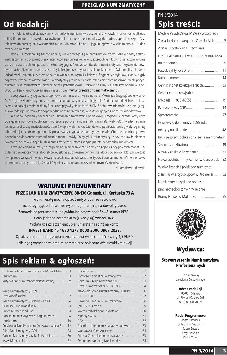 .. Gabinet Numizmatyczny D. T. Marciniak...50 www.monety.pl.