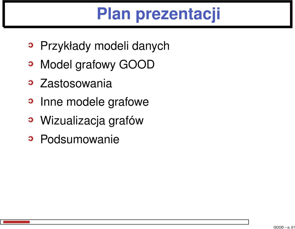Przykłady modeli danych