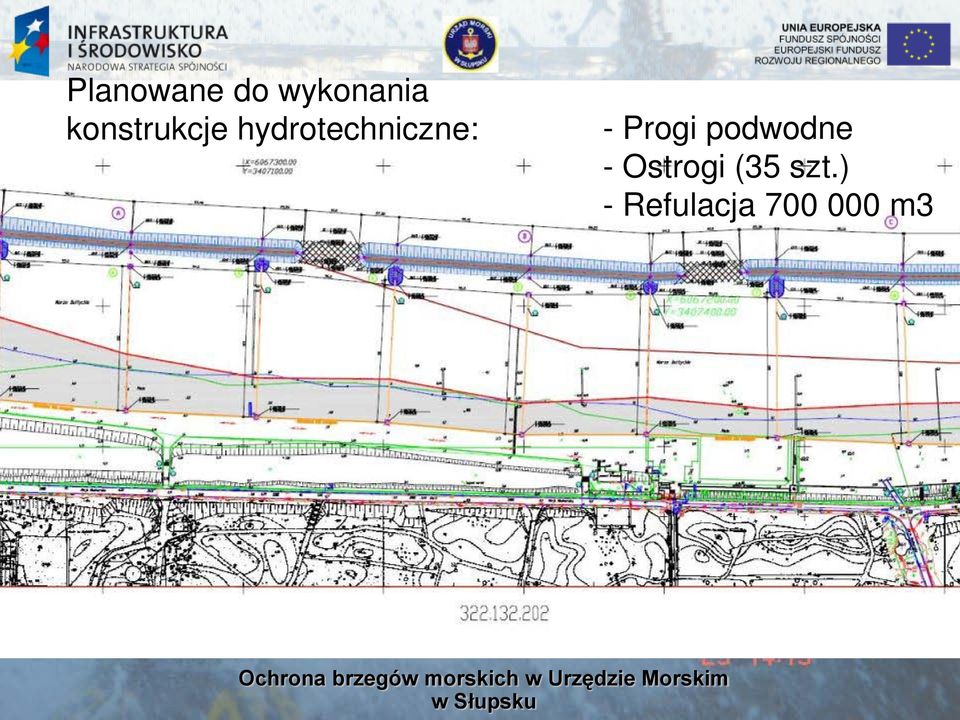 hydrotechniczne: - Progi