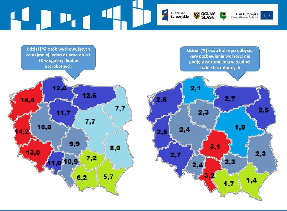 Udział [%] osób które po odbyciu kary pozbawienia