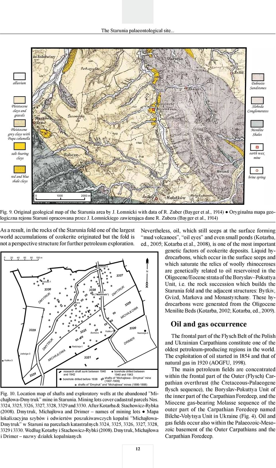 Łomnickiego zawierająca dane R. Zubera (ayger et al.