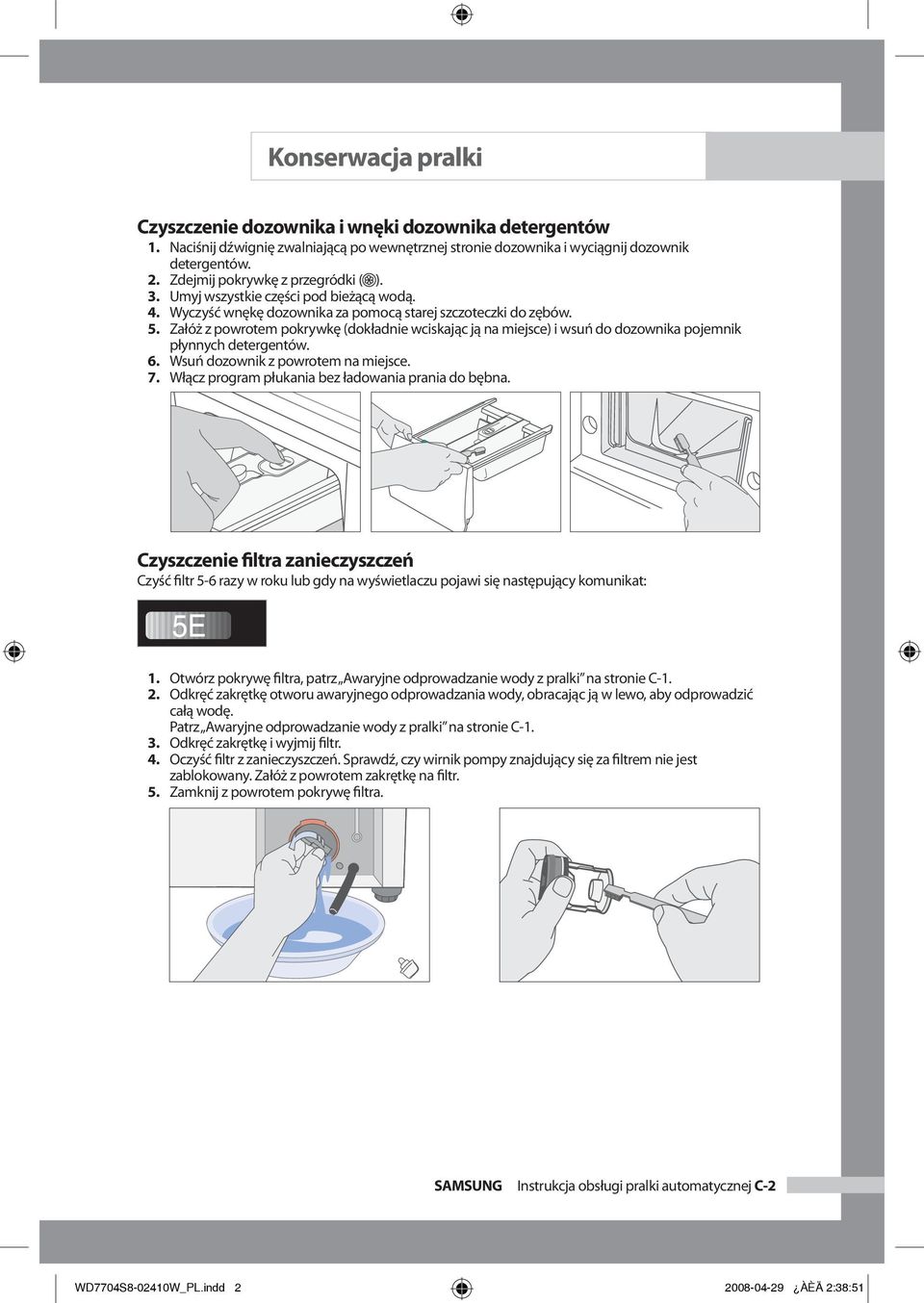 Instrukcja obsługi pralki automatycznej - PDF Darmowe pobieranie