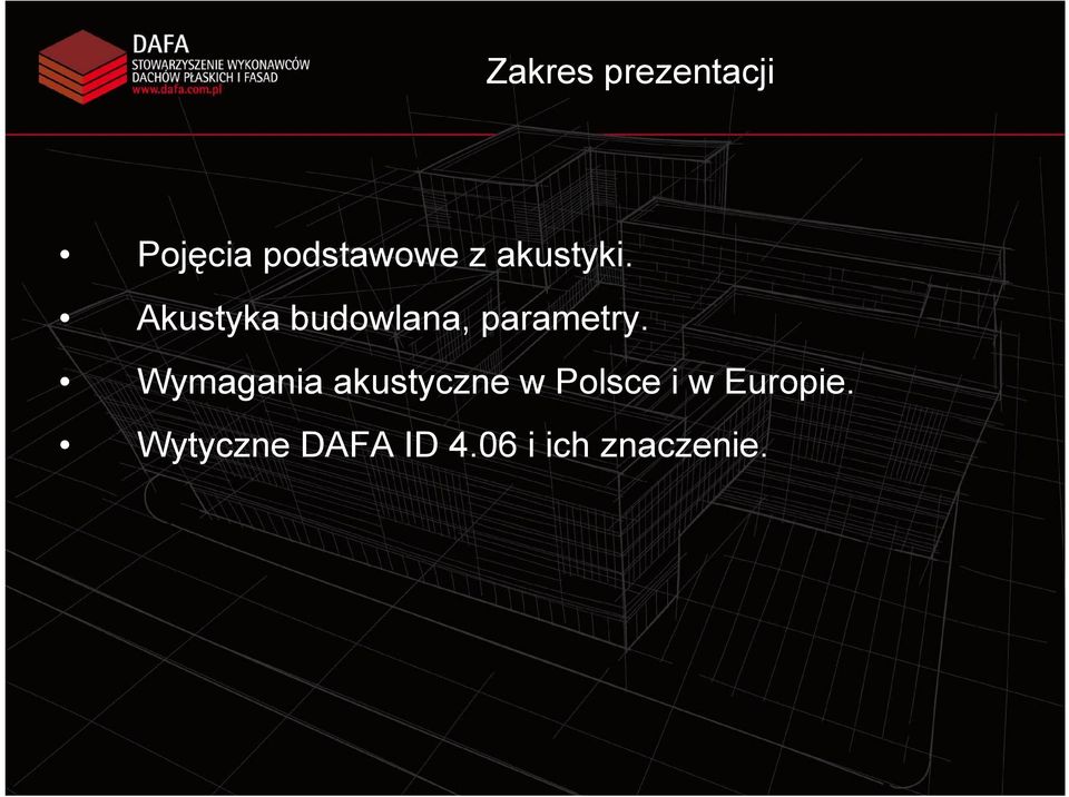 Wymagania akustyczne w Polsce i w