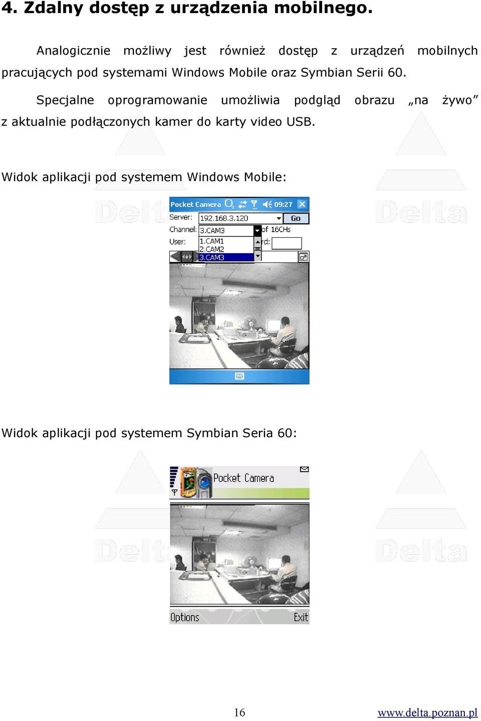 Mobile oraz Symbian Serii 60.