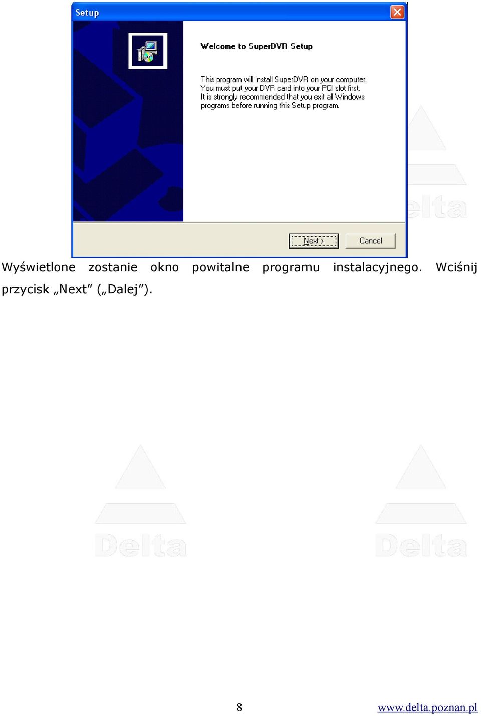 instalacyjnego.