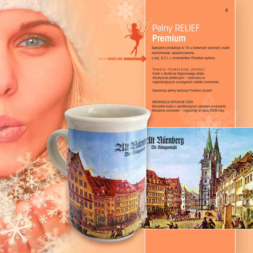 Artystycznie perfekcyjna wykonana w najdrobniejszych szczegolach odbitka ornamentu.